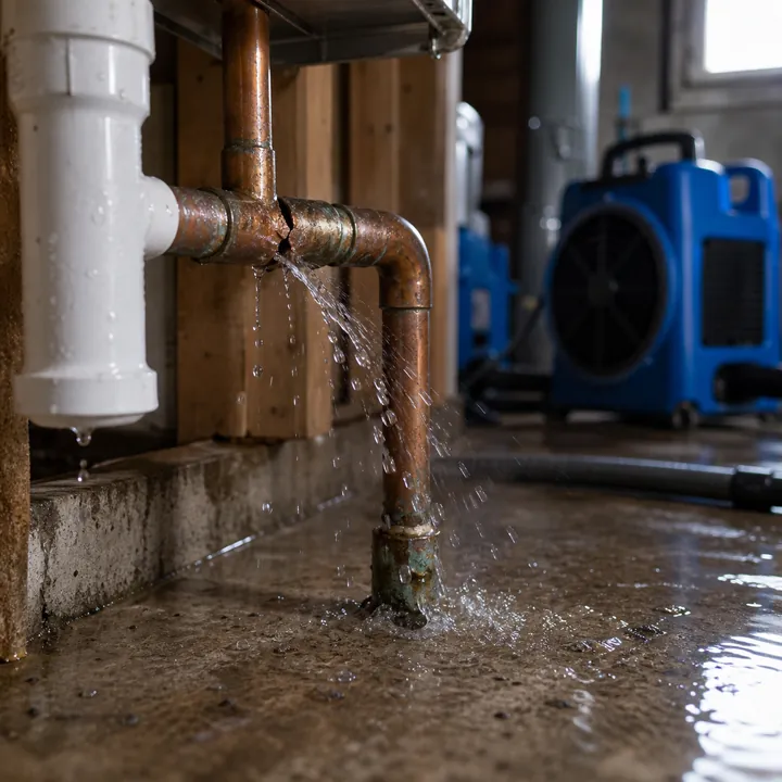 Burst Pipe Cleanup